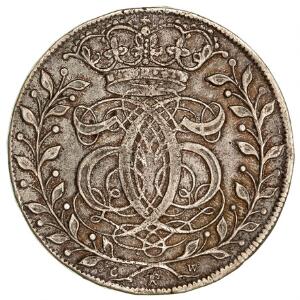 Christian V, Glückstadt, 4 mark  krone 1696, H 125C