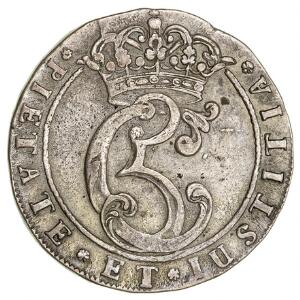 Christian V, 4 mark  krone 1672, H 67A
