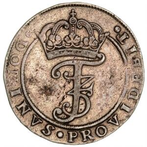 Frederik III, 4 mark  krone 1668, H 113A, Aagaard 117.3