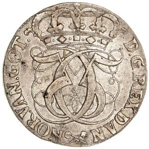 Christian V, 4 mark  krone 1692, H 90C, blanketfejl ved rand