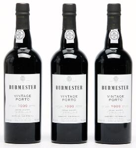 12 bts. Burmester Vintage Port 1999 A hfin. Oc.