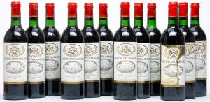 12 bts. Château Camensac, Saint - Laurent. 5. Cru Classé 1981 A-AB bn.