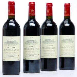 12 bts. Château Monbousquet, Saint Emilion Grand Cru 1995 A-AB bn. Owc.