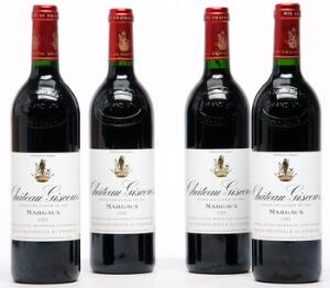12 bts. Château Giscours, Labarde - Margaux. 3. Cru Classé 1995 A hfin. Owc.