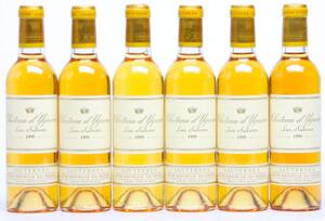 6 bts. ½. Château dYquem, Sauternes. 1. Grand Cru Classé 1999 A-AB bn.