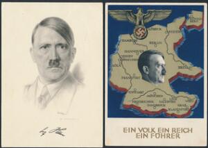 Tyskland. 2 bedre propaganda postkort