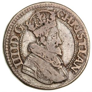 Christian IV, 12 krone 1625, H 128