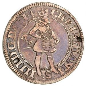 Christian IV, 12 krone 1618, H 107A, med monteringsspor