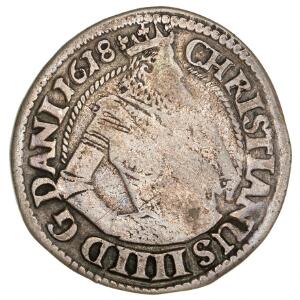Christian IV, 1 mark 1618, H 99C