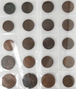 England, samling af bank tokens, i alt 29 stk. i varierende kvalitet med enkelte bedre iblandt