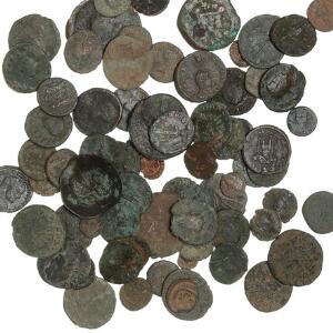 Rom og Byzans, ca. 75 kobbermønter
