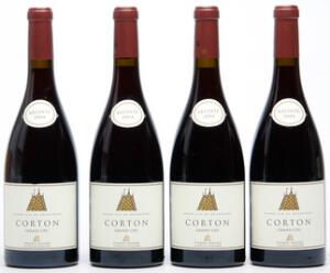 12 bts. Corton Grand Cru, Pierre André 2004 A hfin. Oc.