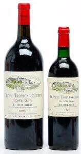 1 bt. Château Troplong Mondot, Saint-Émilion Grand Cru Classé 1990 A-AB bn.  etc. Total 2 bts.