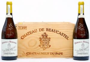 6 bts. Chateauneuf du Pape Blanc, Roussannes Vieilles Vignes, Chateau de Beaucastel 2004 A hfin. Owc.