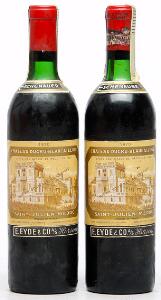 2 bts. Château Ducru-Beaucaillou, Saint - Julien.2. Cru Classé 1970 AB ts.