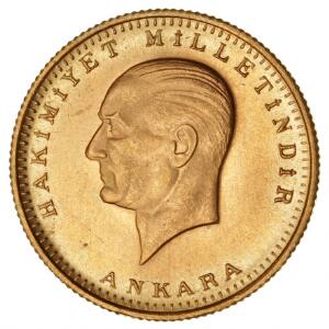 Tyrkiet, 100 Piastres 1969 192346, F 91