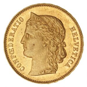 Schweiz, 20 Francs 1893, F 495