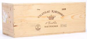 1 bt. Imp. Château Rieussec, Sauternes. 1. Cru Classé 2005 A hfin. Owc.