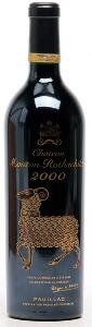 1 bt. Château Mouton Rothschild, Pauillac. 1. Cru Classé 2000 A hfin.