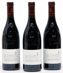 6 bts. Chateauneuf-du-Pape La Combe Des Fous, Clos Saint Jean 2005 A hfin. Oc.