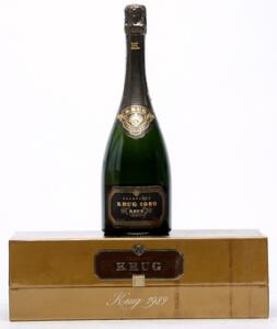 1 bt. Champagne Vintage, Krug 1989 A hfin. Oc.