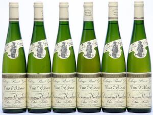 6 bts. Tokay Pinot Gris, Clos des Capucins, Cuvée Théo, Domaine Weinbach 1988 A-AB bn.