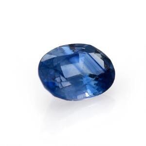 Uindfattet facetslebet safir på ca. 0.96 ct.