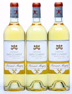 3 bts. Château Pape Clèment Blanc, Grand Cru Classé, Pessac-Léognan 2009 A hfin.