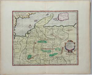 Gerard Mercator Tab. IV. Europae, Germaniam et Galliam Belgicam Exhibens. 1730. Measure 35 x 42 cm.