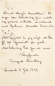 Autograph letters - Niels Bohr - Strindberg Collection of 200 letters by various authors, artists, scientist, philosophers and notable cultural figures.