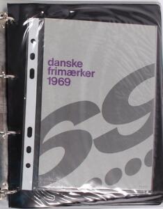 Danmark. ÅRSMAPPER 1969-1974 komplet.
