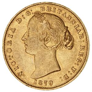 Australien, sovereign 1870, Sydney Mint, F 10