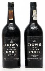 2 bts. Dows Vintage Port 1970 AB ts.