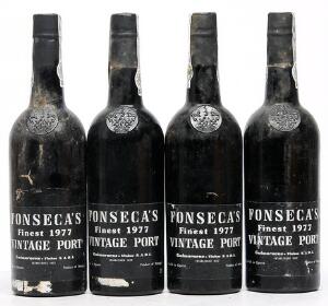 4 bts. Fonsecas Vintage Port 1977 AB ts.