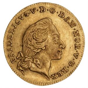 Frederik V, kurantdukat  12 mark 1760 WVH, H 22C