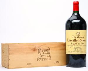 1 bt. Imp. Château Léoville Poyferré, Saint - Julien. 2. Cru Classé 2000 A hfin. Owc.