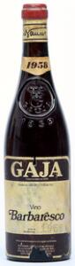 1 bt. Barbaresco, Gaja 1958 AB ts.