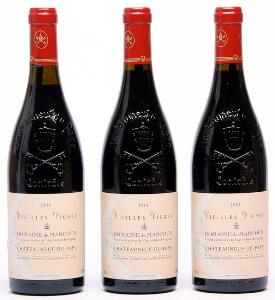 3 bts. Chateauneuf-du-Pape Vieilles Vignes, Domaine de Marcoux 2006 A-AB bn.
