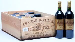 12 bts. Château Batailley, Pauillac. 5. Cru Classé 2002 A hfin. Owc.