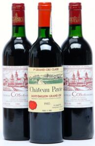 2 bts. Château Cos d Estournel, Saint - Estephe. 2. Cru Classé 1985 A-AB bn.  etc. Total 3 bts.