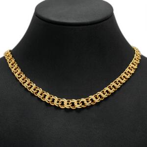 Halskæde af 14 kt. guld. L. 42 cm. Vægt 39,5 gr.
