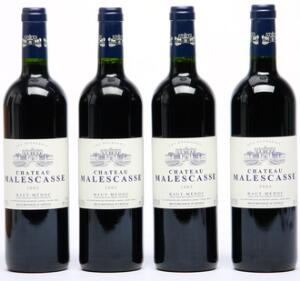 12 bts. Château Malescasse, Haut-Medoc Lamarque 2005 A hfin. Oc.