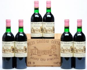 6 bts. Vieux Château Certan, Pomerol 1978 A-AB bn. Owc.