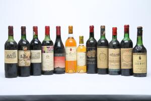 36 bts. Various wines