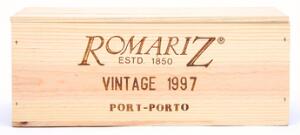 6 bts. Romariz Vintage Port 1997 A hfin. Owc.