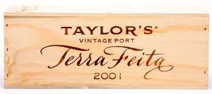 6 bts. Taylors Quinta de Terra Feita, Vintage Port 2001 A hfin. Owc.