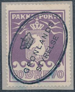 1930. 70 øre, violet. PRAGT-mærke.