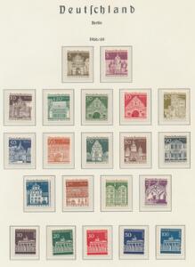 Berlin. 1964-1989. Komplet postfrisk samling i Leuchtturm-album. Se fotoudsnit