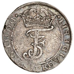 Frederik III, 4 mark  krone 1668, H 113A