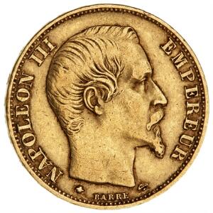 Frankrig, 20 Francs 1859 BB, F 574